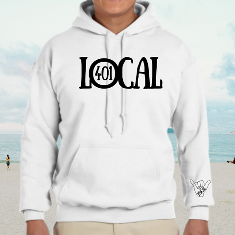 Local White Hoodie