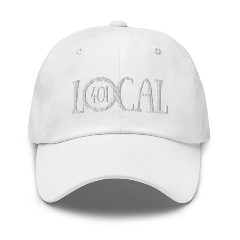 White Local Dad Hat